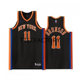 Dres New York Knicks Jalen Brunson 11 Nike 2022-23 City Edition Crno Swingman - Muške